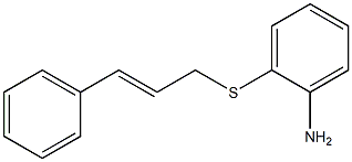 2-[(3-phenylprop-2-en-1-yl)sulfanyl]aniline Structure