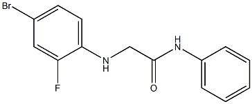 2-[(4-bromo-2-fluorophenyl)amino]-N-phenylacetamide Structure