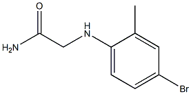 2-[(4-bromo-2-methylphenyl)amino]acetamide 구조식 이미지