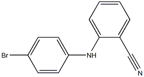 2-[(4-bromophenyl)amino]benzonitrile Structure