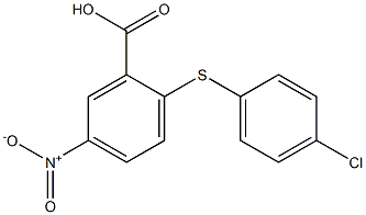 2-[(4-chlorophenyl)sulfanyl]-5-nitrobenzoic acid Structure