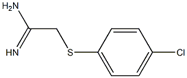 2-[(4-chlorophenyl)sulfanyl]ethanimidamide 구조식 이미지