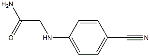 2-[(4-cyanophenyl)amino]acetamide Structure