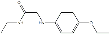 2-[(4-ethoxyphenyl)amino]-N-ethylacetamide Structure