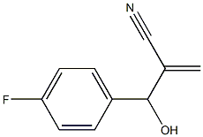 2-[(4-fluorophenyl)(hydroxy)methyl]prop-2-enenitrile 구조식 이미지