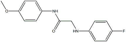 2-[(4-fluorophenyl)amino]-N-(4-methoxyphenyl)acetamide Structure