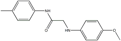 2-[(4-methoxyphenyl)amino]-N-(4-methylphenyl)acetamide Structure