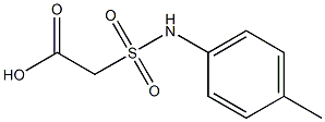 2-[(4-methylphenyl)sulfamoyl]acetic acid Structure