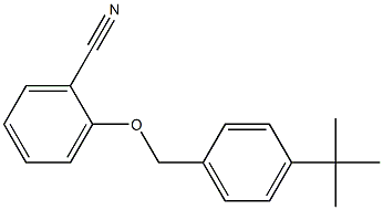 2-[(4-tert-butylphenyl)methoxy]benzonitrile Structure