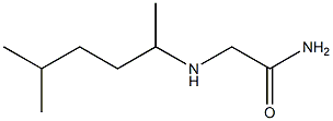 2-[(5-methylhexan-2-yl)amino]acetamide Structure