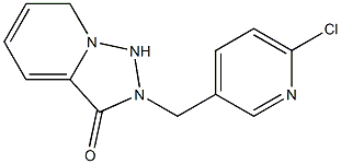 2-[(6-chloropyridin-3-yl)methyl]-2H,3H-[1,2,4]triazolo[3,4-a]pyridin-3-one Structure