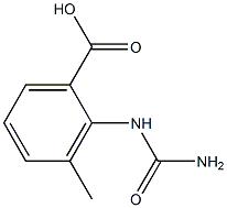 2-[(aminocarbonyl)amino]-3-methylbenzoic acid Structure