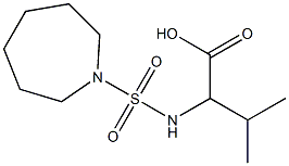 2-[(azepane-1-sulfonyl)amino]-3-methylbutanoic acid Structure