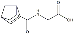 2-[(bicyclo[2.2.1]hept-5-en-2-ylcarbonyl)amino]propanoic acid 구조식 이미지