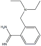 2-[(diethylamino)methyl]benzenecarboximidamide 구조식 이미지