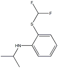 2-[(difluoromethyl)sulfanyl]-N-(propan-2-yl)aniline Structure