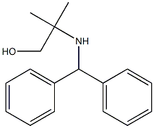 2-[(diphenylmethyl)amino]-2-methylpropan-1-ol 구조식 이미지