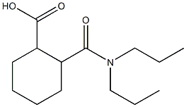 2-[(dipropylamino)carbonyl]cyclohexanecarboxylic acid Structure