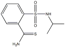 2-[(isopropylamino)sulfonyl]benzenecarbothioamide 구조식 이미지