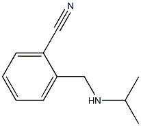 2-[(propan-2-ylamino)methyl]benzonitrile Structure