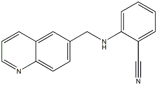 2-[(quinolin-6-ylmethyl)amino]benzonitrile 구조식 이미지
