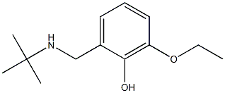 2-[(tert-butylamino)methyl]-6-ethoxyphenol Structure