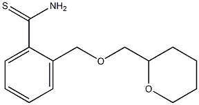 2-[(tetrahydro-2H-pyran-2-ylmethoxy)methyl]benzenecarbothioamide Structure