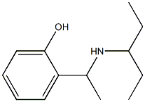 2-[1-(pentan-3-ylamino)ethyl]phenol 구조식 이미지