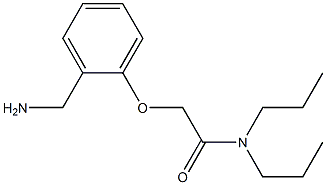 2-[2-(aminomethyl)phenoxy]-N,N-dipropylacetamide 구조식 이미지