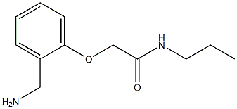 2-[2-(aminomethyl)phenoxy]-N-propylacetamide Structure