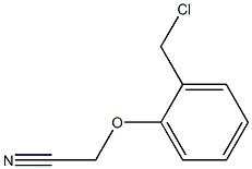 2-[2-(chloromethyl)phenoxy]acetonitrile 구조식 이미지