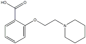 2-[2-(piperidin-1-yl)ethoxy]benzoic acid Structure