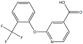 2-[2-(trifluoromethyl)phenoxy]pyridine-4-carboxylic acid Structure