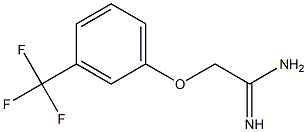 2-[3-(trifluoromethyl)phenoxy]ethanimidamide 구조식 이미지