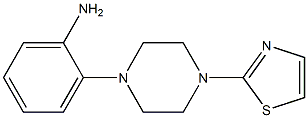 2-[4-(1,3-thiazol-2-yl)piperazin-1-yl]aniline Structure