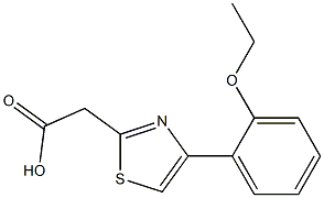 2-[4-(2-ethoxyphenyl)-1,3-thiazol-2-yl]acetic acid 구조식 이미지