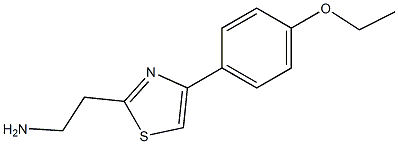 2-[4-(4-ethoxyphenyl)-1,3-thiazol-2-yl]ethanamine Structure