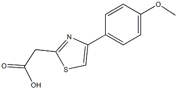 2-[4-(4-methoxyphenyl)-1,3-thiazol-2-yl]acetic acid Structure