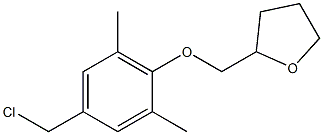 2-[4-(chloromethyl)-2,6-dimethylphenoxymethyl]oxolane Structure