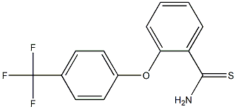 2-[4-(trifluoromethyl)phenoxy]benzene-1-carbothioamide Structure