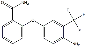 2-[4-amino-3-(trifluoromethyl)phenoxy]benzamide Structure