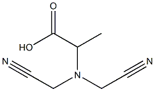 2-[bis(cyanomethyl)amino]propanoic acid 구조식 이미지