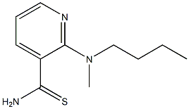 2-[butyl(methyl)amino]pyridine-3-carbothioamide Structure