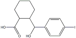 2-[hydroxy(4-iodophenyl)methyl]cyclohexane-1-carboxylic acid 구조식 이미지