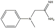 2-[methyl(phenyl)amino]ethanimidamide Structure