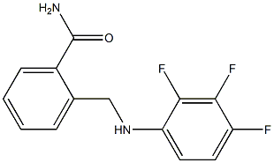 2-{[(2,3,4-trifluorophenyl)amino]methyl}benzamide Structure