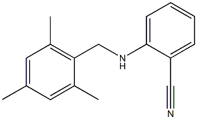 2-{[(2,4,6-trimethylphenyl)methyl]amino}benzonitrile Structure