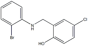 2-{[(2-bromophenyl)amino]methyl}-4-chlorophenol Structure