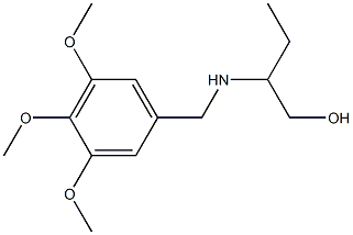 2-{[(3,4,5-trimethoxyphenyl)methyl]amino}butan-1-ol Structure