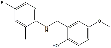 2-{[(4-bromo-2-methylphenyl)amino]methyl}-4-methoxyphenol Structure